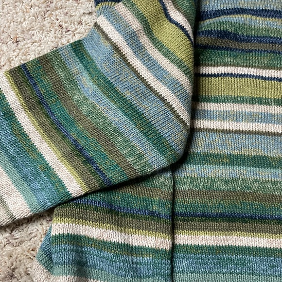 Heirloom Collection Mock Neck Multicolor Sweater Size XL - Picture 8 of 11